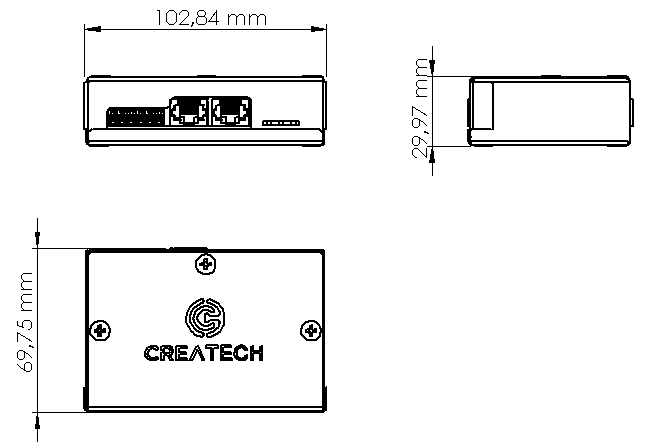 CRE-M-9012 — Teknik Ölçüler